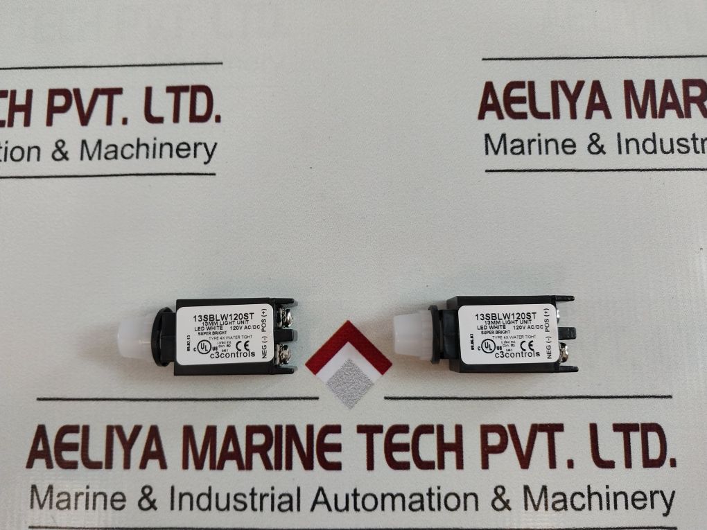 Lot Of 5X C3 Controls 13Sblw120St Pilot Indicator Lamp 24 Vdc