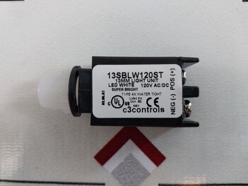 Lot Of 5X C3 Controls 13Sblw120St Pilot Indicator Lamp 24 Vdc