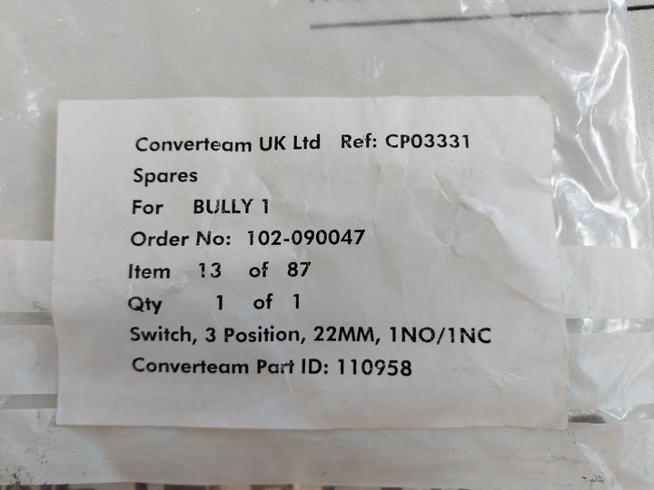 C3 Controls Wno/Wnc 22Mm Ie Push Button, Selector Switchs