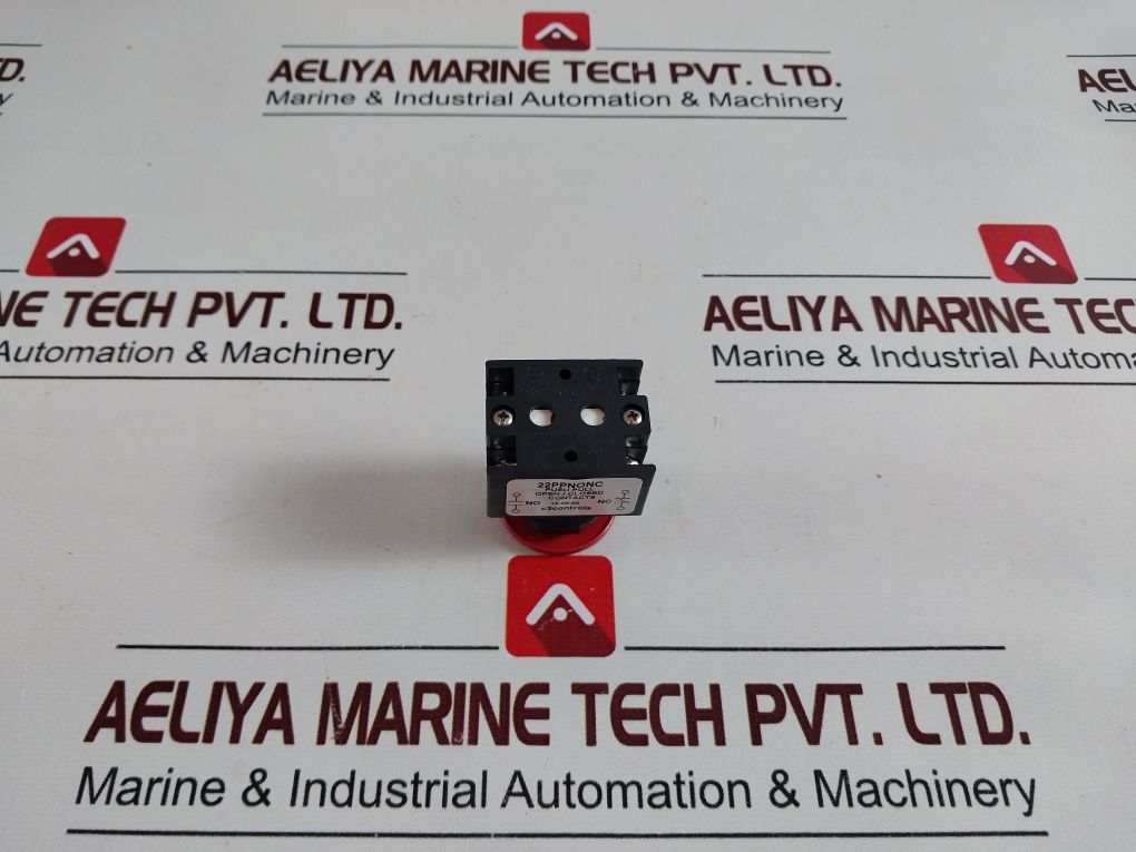 C3Controls 22Ppnonc-xpmrd Push Pull Button With Polyester Clamp Mushroom Cap