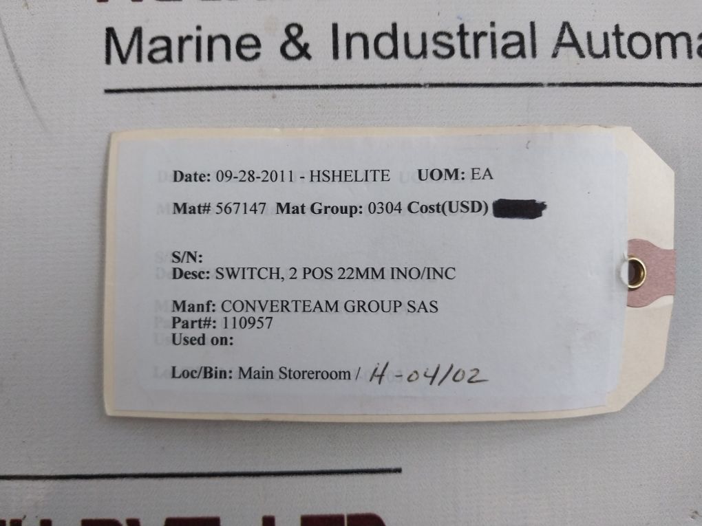 C3Controls/Converteam Wno/Wnc 22Mm Ino/Inc Push Button/Selector Switch