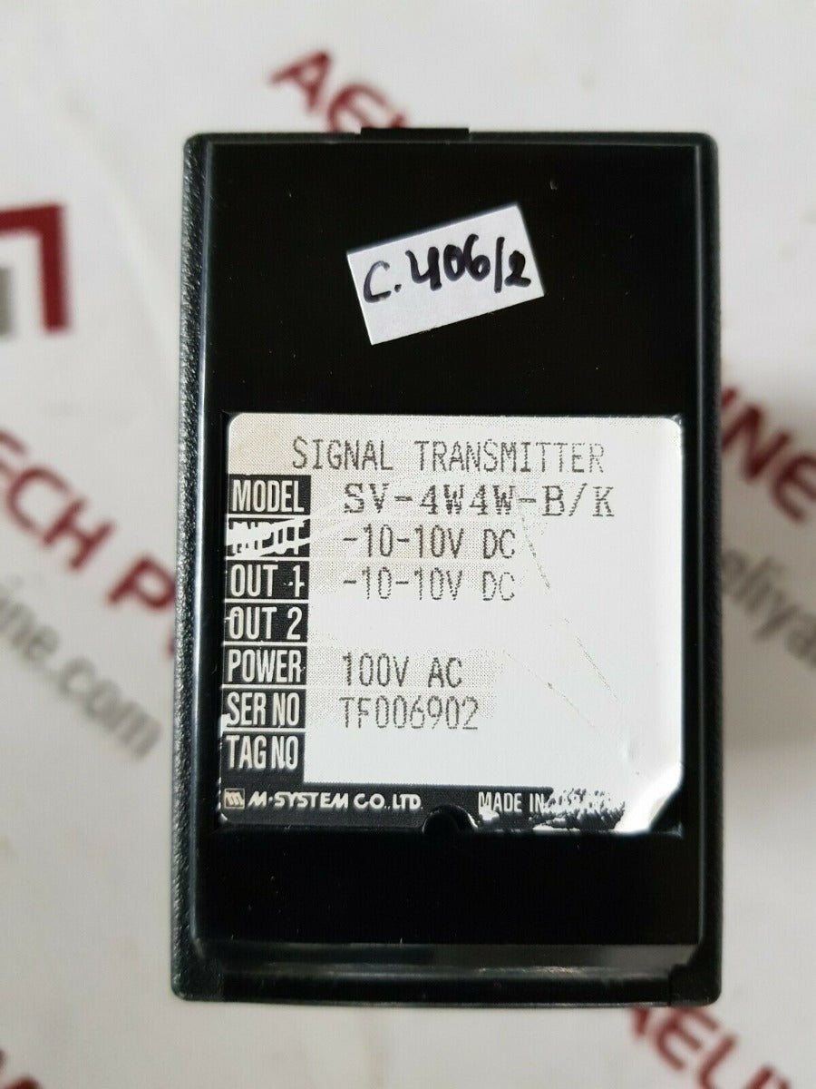 M system sv-4w4w-b/k signal transmitter