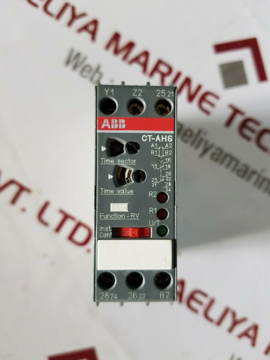 Abb ct-ahs off delay with auxiliary supply time relay