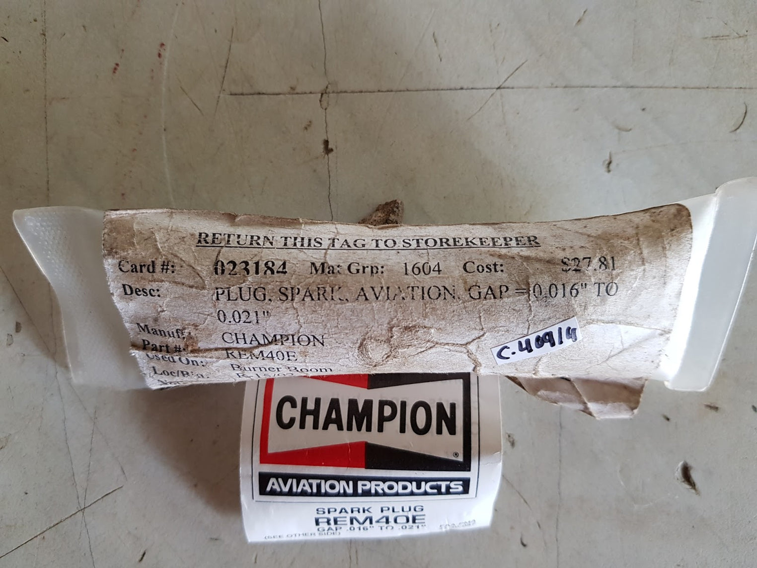 champion rem40e spark plug