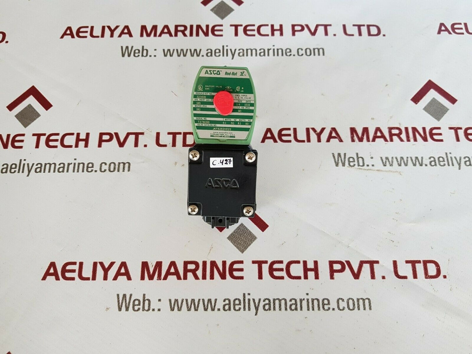 Asco jkf8262h022 red hat valve