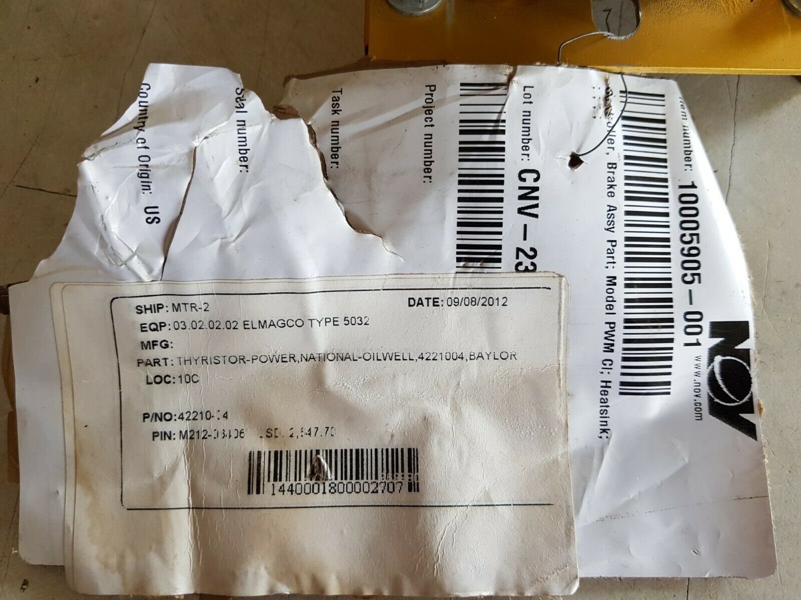 Nov thyristor-power regulator 42210-4