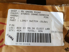 Nakamura electric dmr-bw4-04 limit switch 600v 10a-250v 20a
