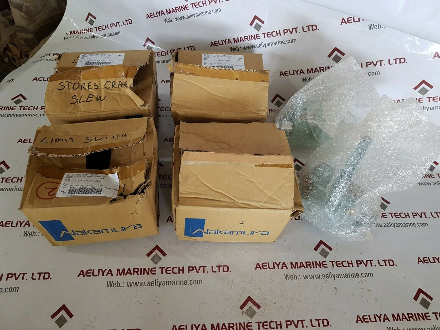 Nakamura electric dmr-bw4-04 limit switch 600v 10a-250v 20a