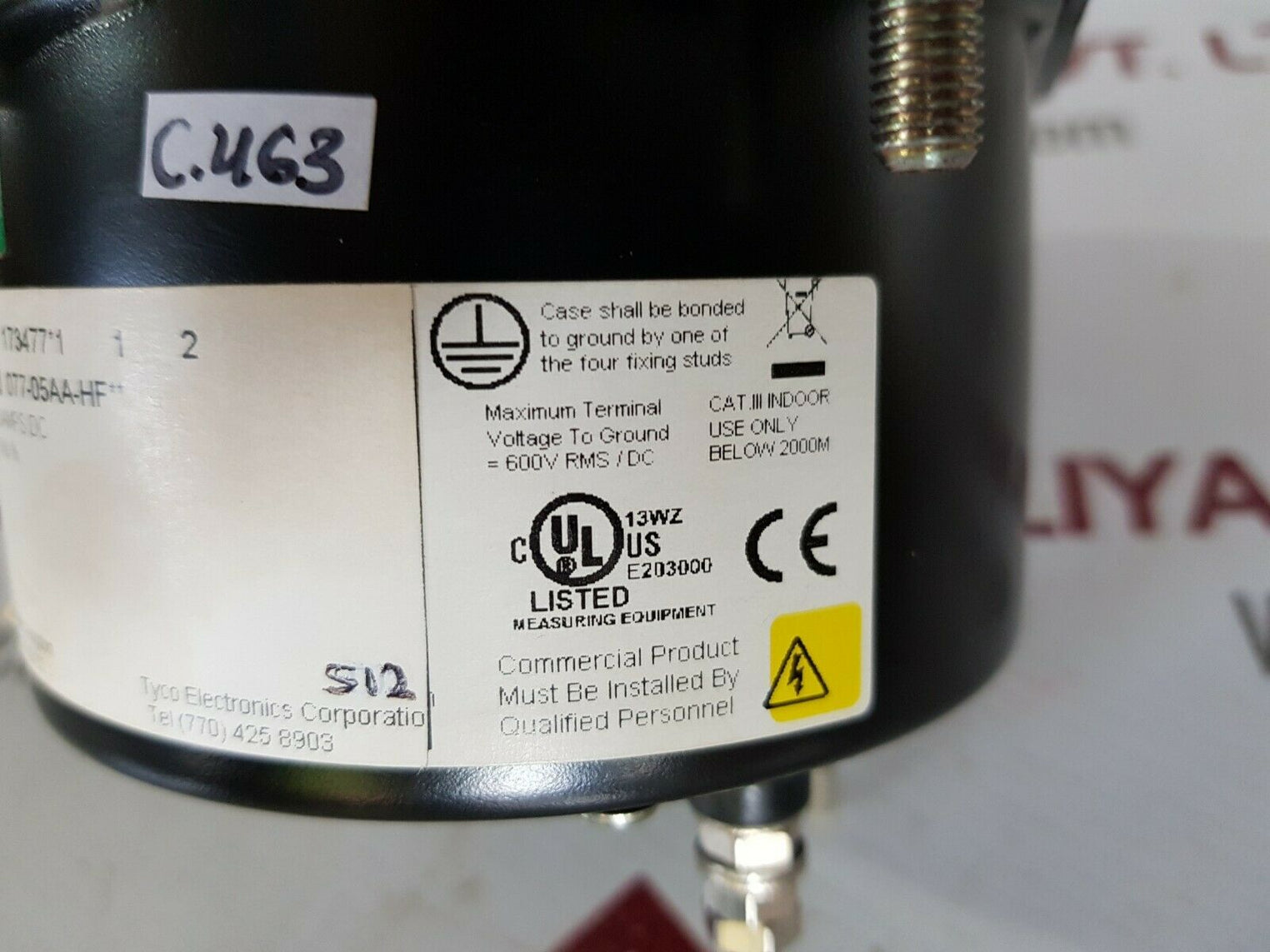 Crompton 077-05aa-hf panel meter