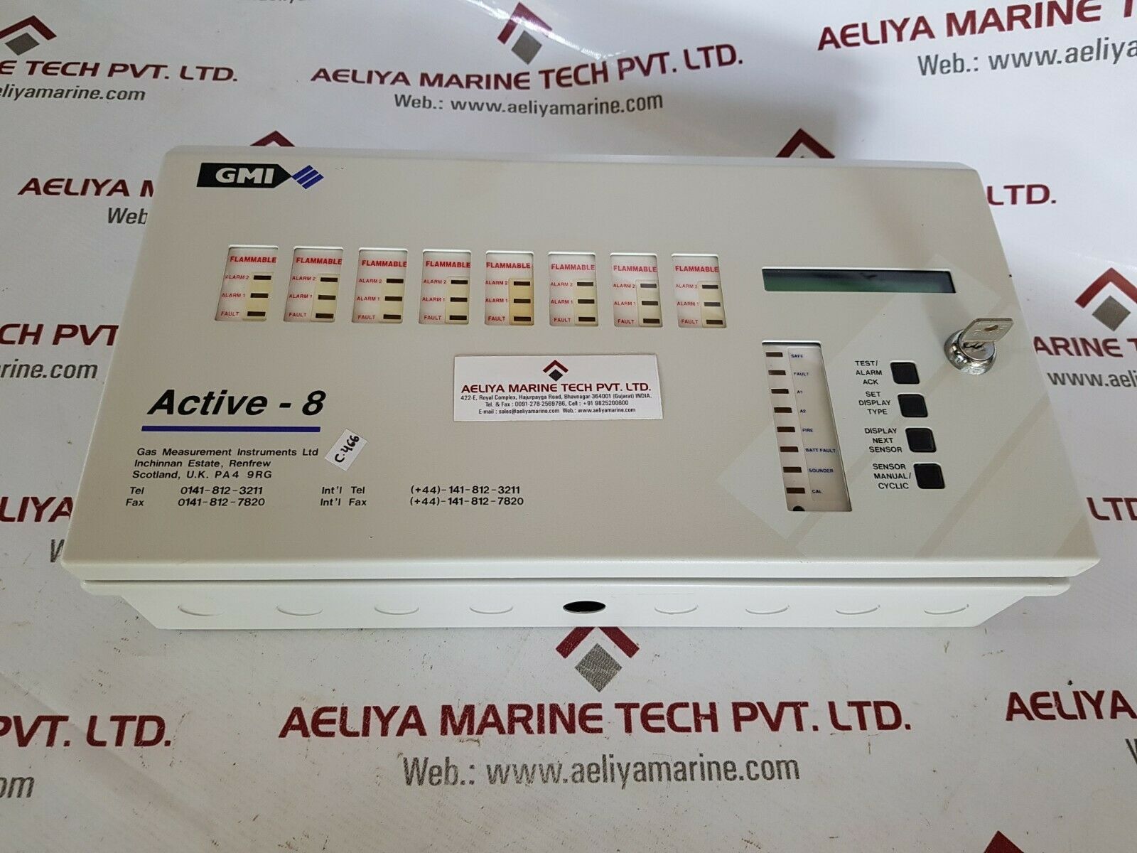 Gas measurement instruments active - 8