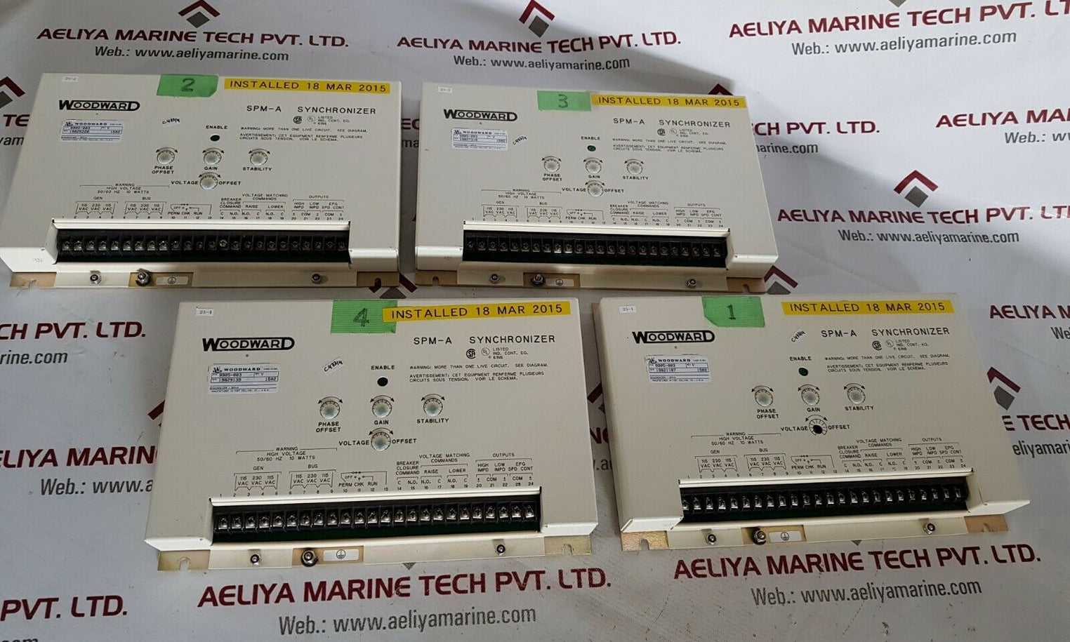 Woodward 9905-003 spm-a synchronizer rev. y