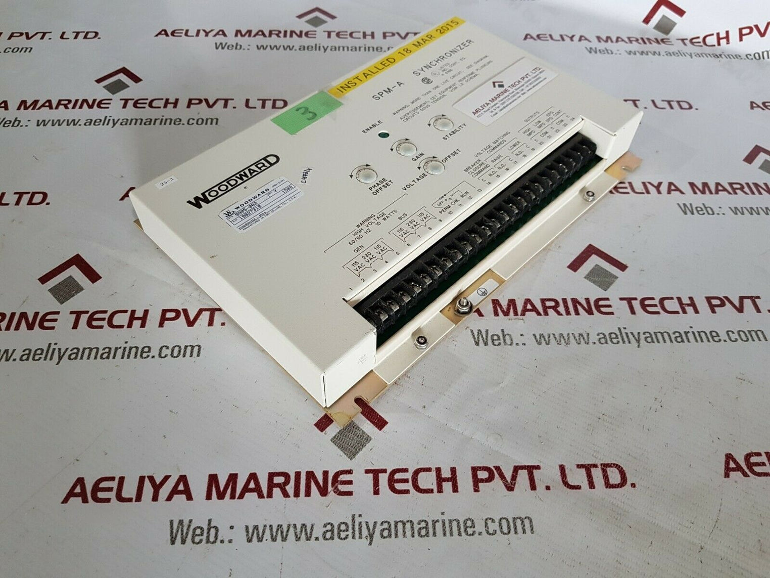 Woodward 9905-003 spm-a synchronizer rev. y