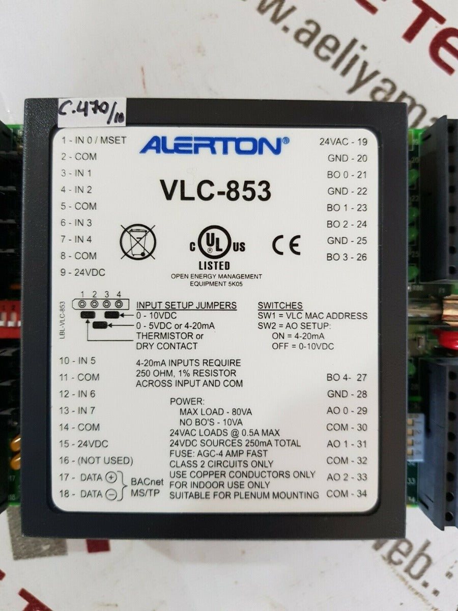 Alerton Bactalk vlc-853