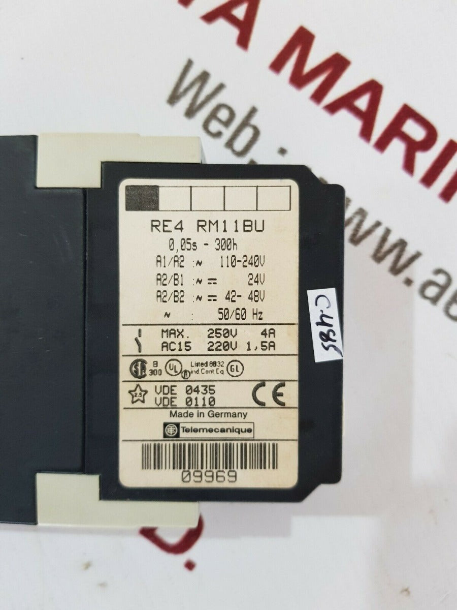 Telemecanique re4 rm11bu time delay relay