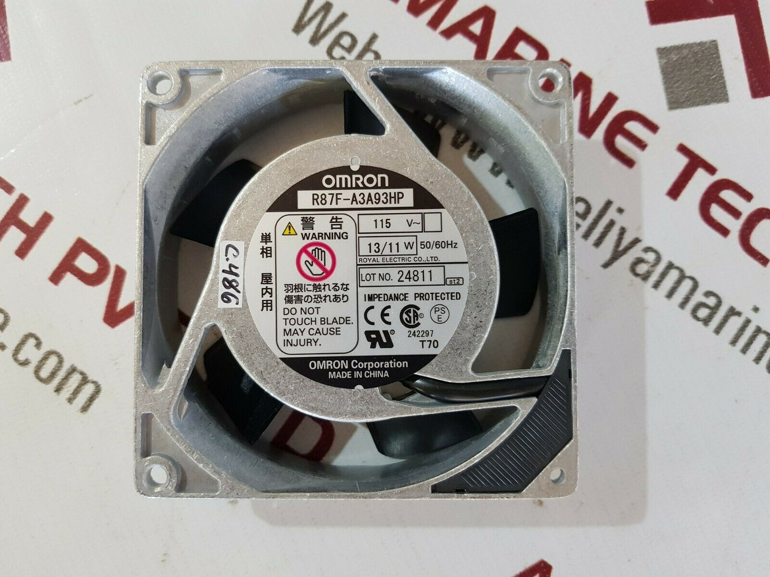 Omron r87f-a3a93hp fan