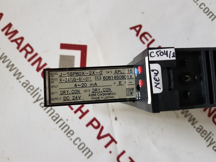 azbil j-ssp60x-2x-0 controller