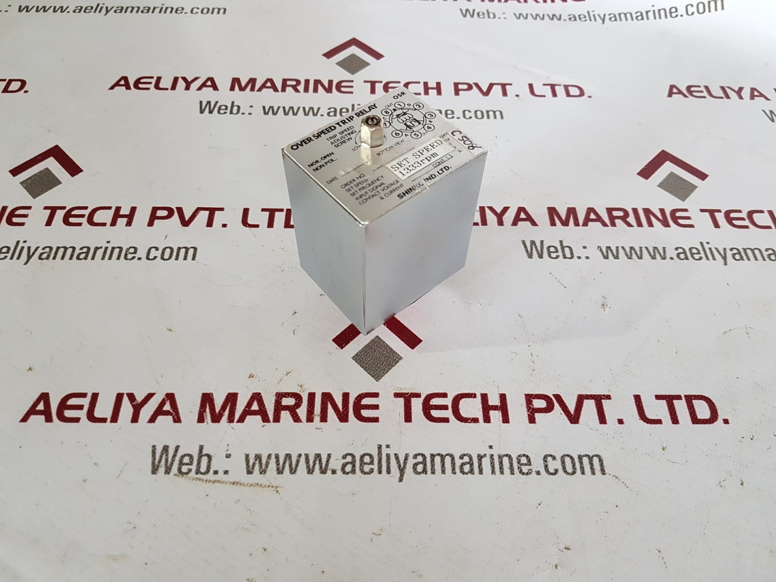 shinko 1333rpm over speed trip relay