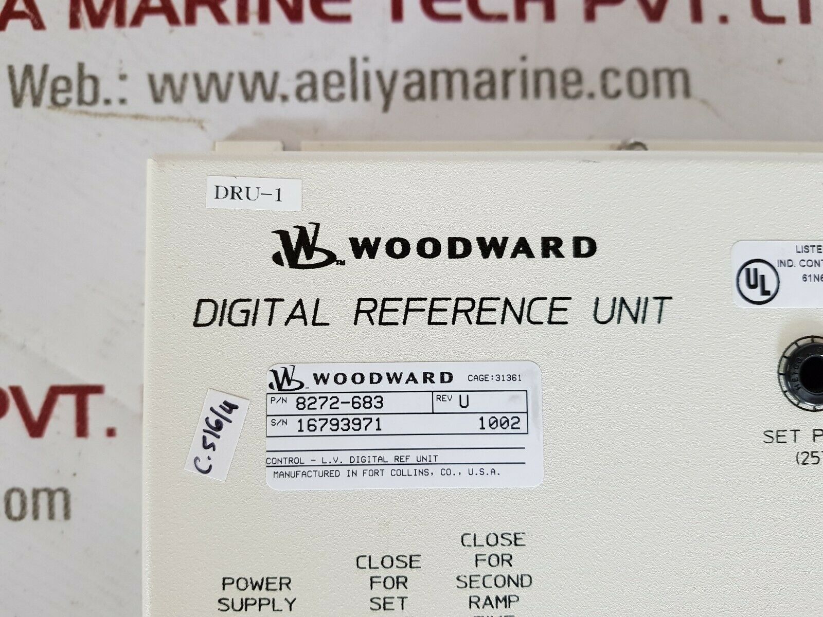 Woodward 8272-683 digital reference unit