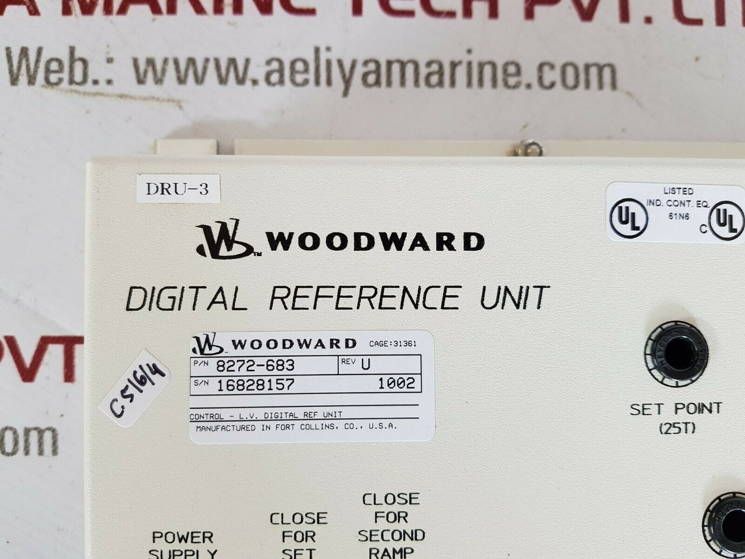 Woodward 8272-683 digital reference unit