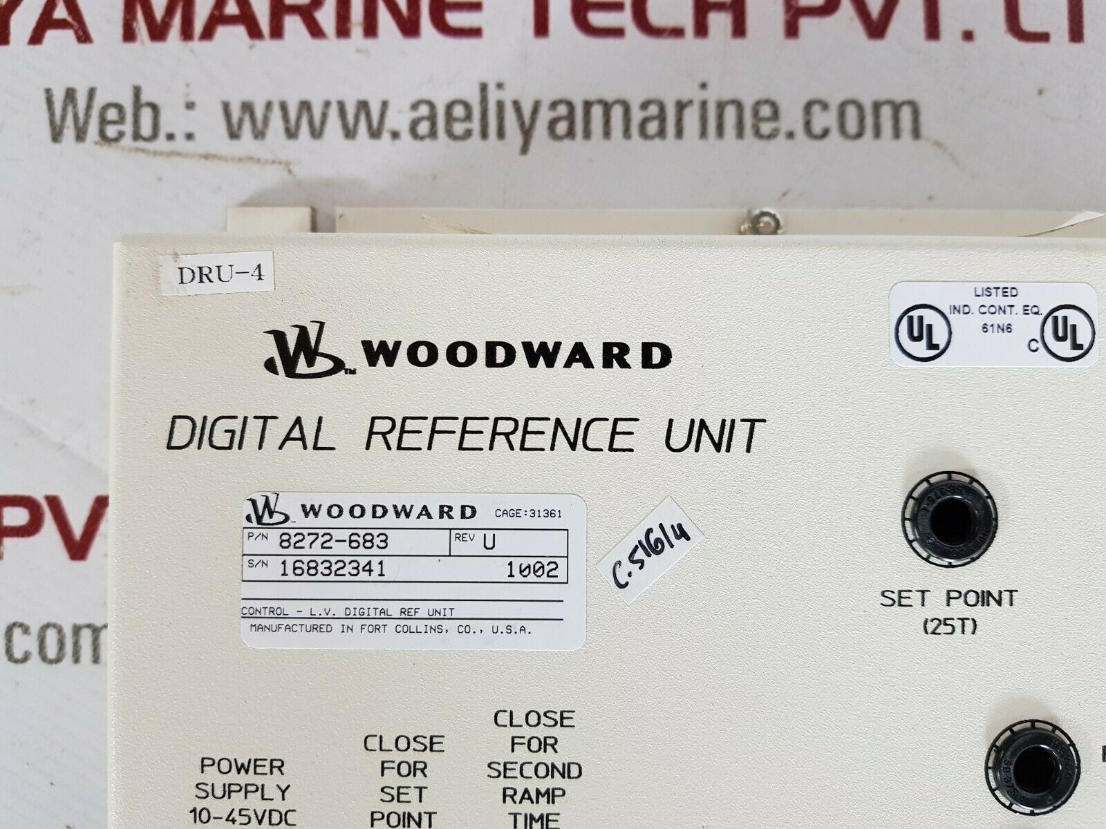 Woodward 8272-683 digital reference unit