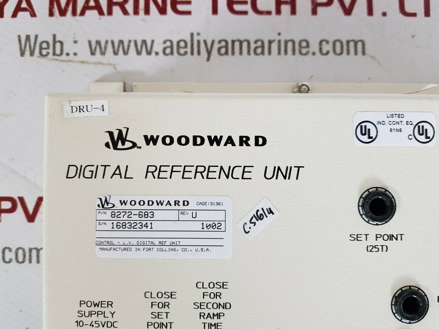 Woodward 8272-683 digital reference unit