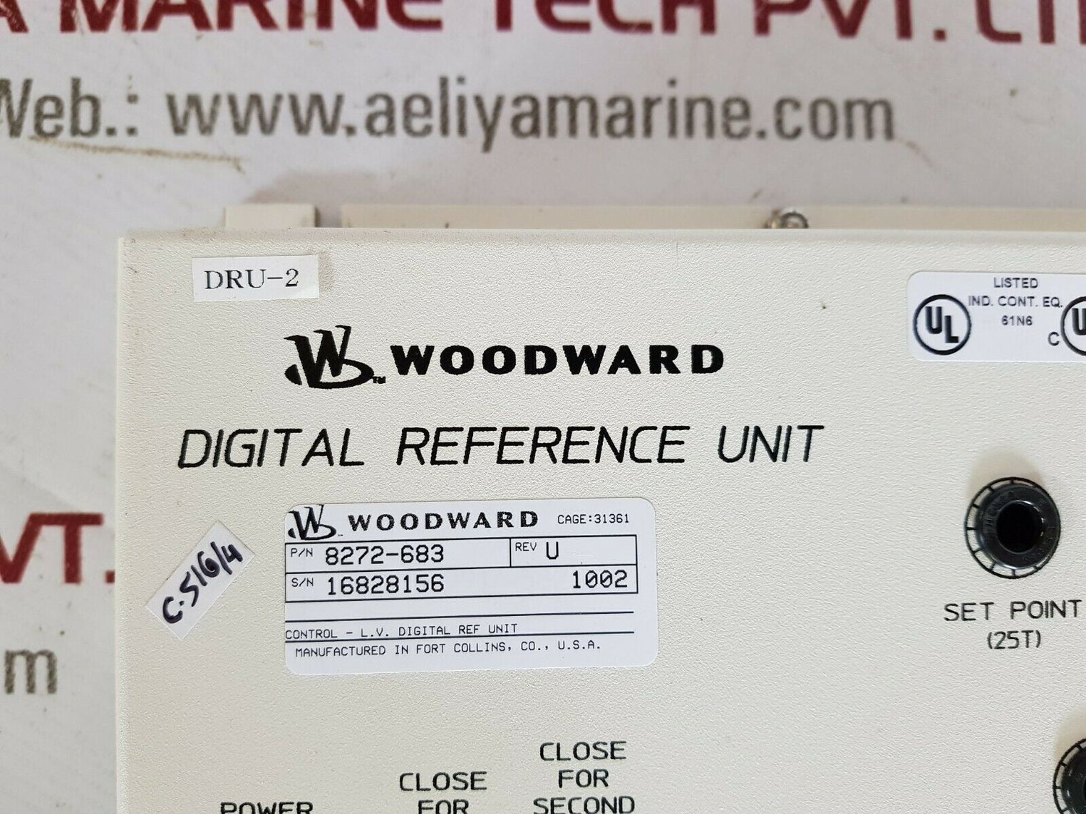 Woodward 8272-683 digital reference unit