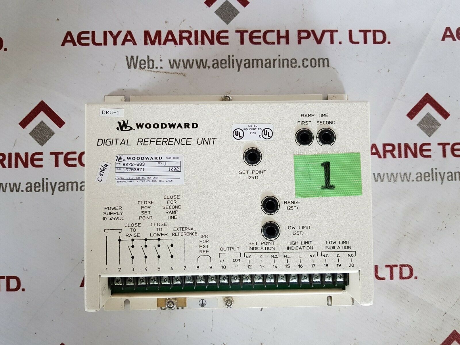 Woodward 8272-683 digital reference unit