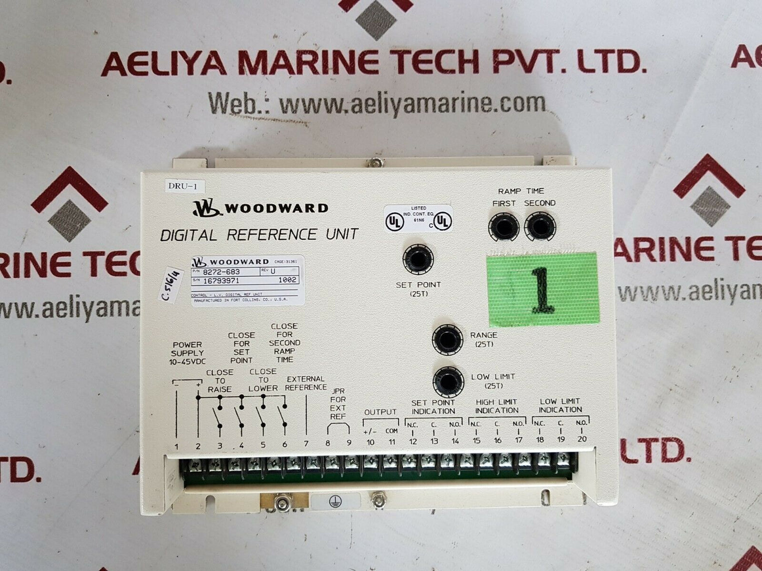 Woodward 8272-683 digital reference unit