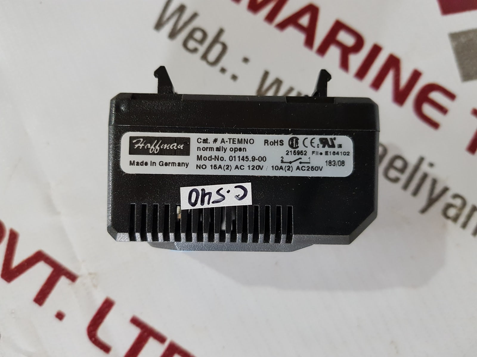 Hoffman 01145.9-00 thermostat temperature controller