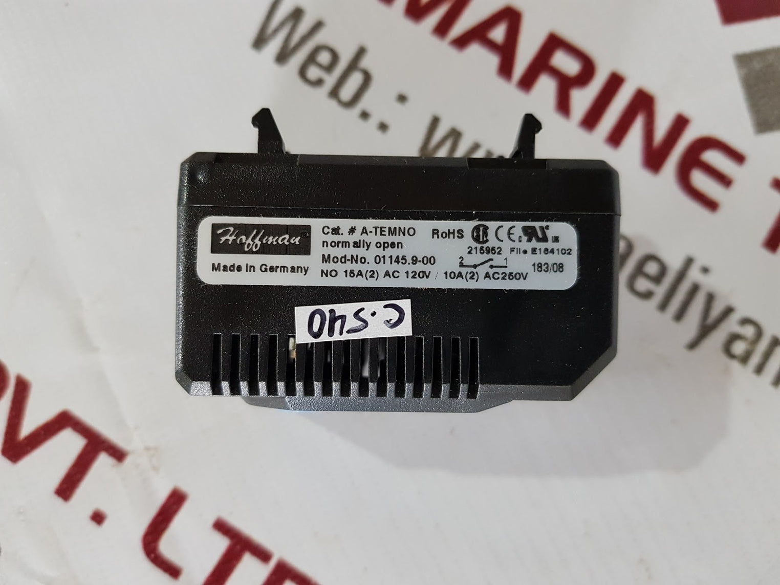 Hoffman 01145.9-00 thermostat temperature controller