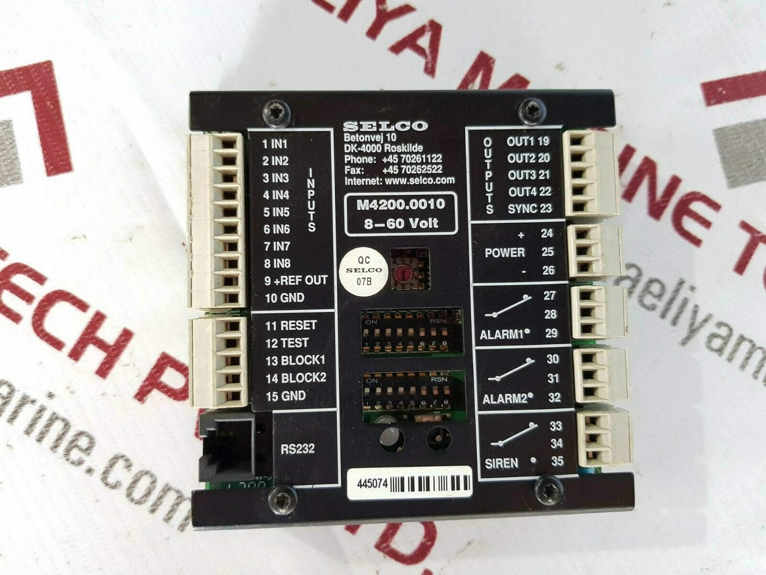 Selco m4200.0010 alarm monitor