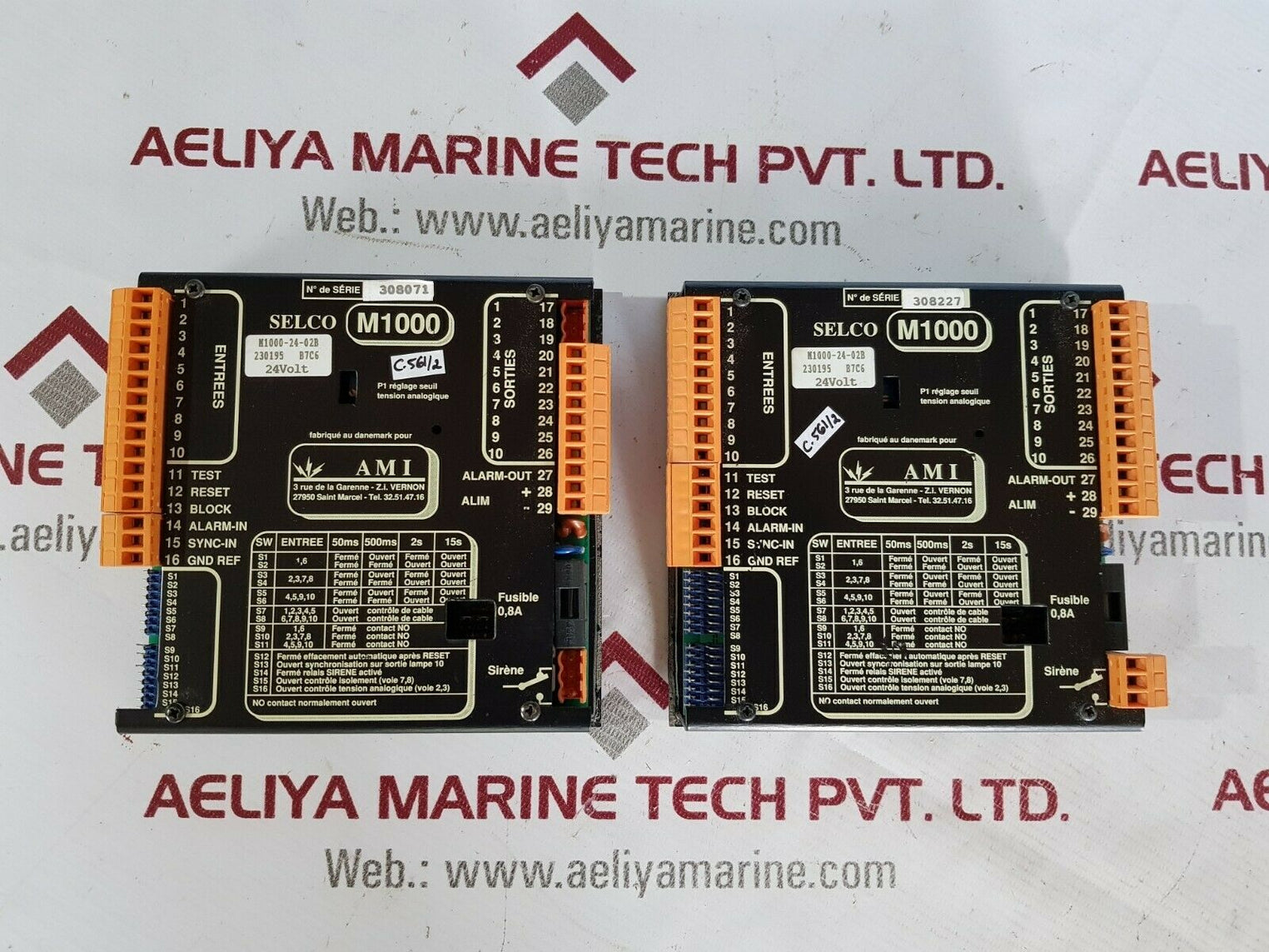 Selco m1000-24-02b alarm annunciator