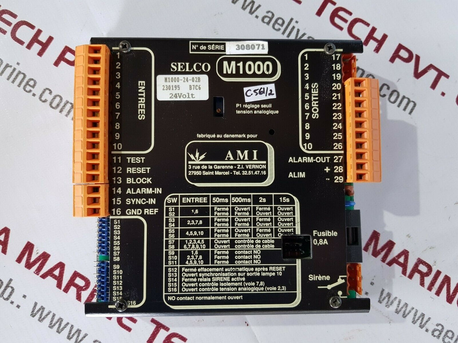 Selco m1000-24-02b alarm annunciator
