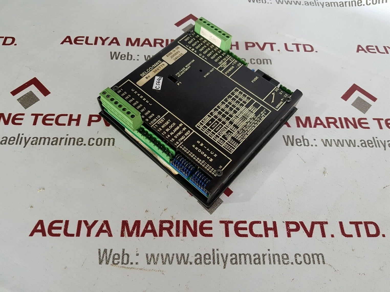 Selco m1000-24-10b alarm annunciator 24volt