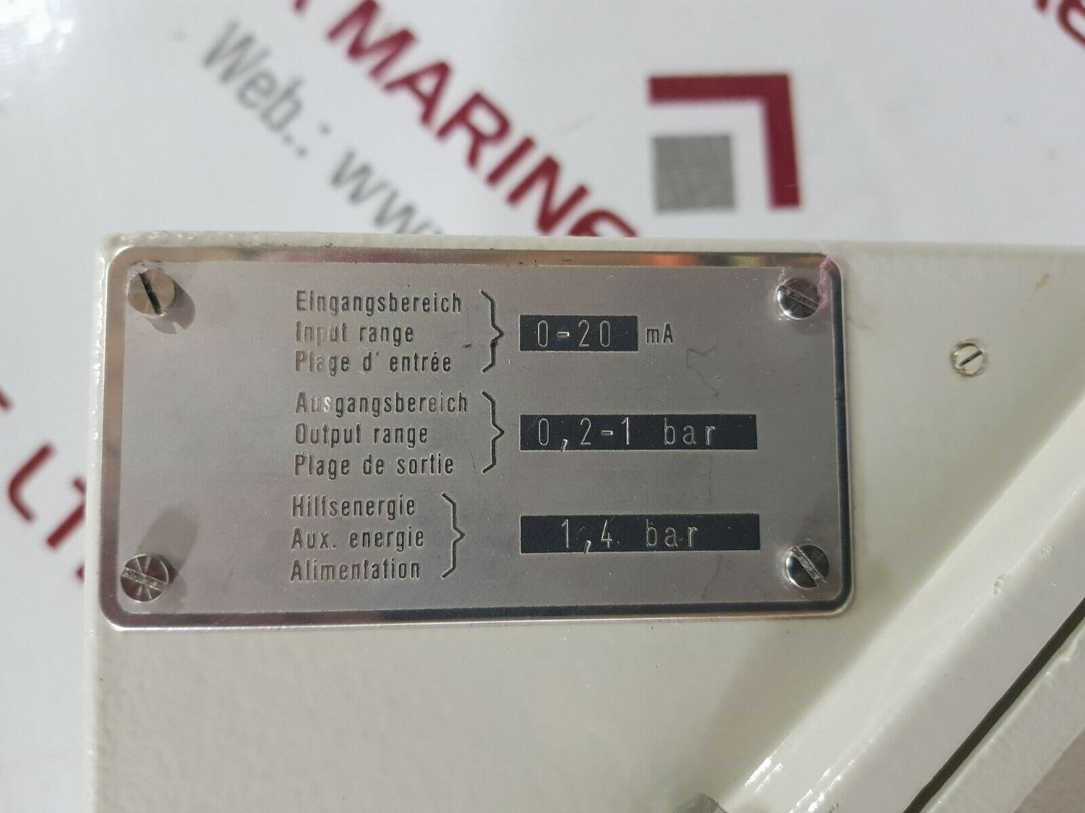 Siemens m 77739- b 1600.00 i/p converter