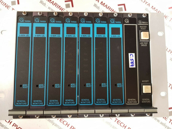 General Monitors Ta102A Pcb Rack Fm002A
