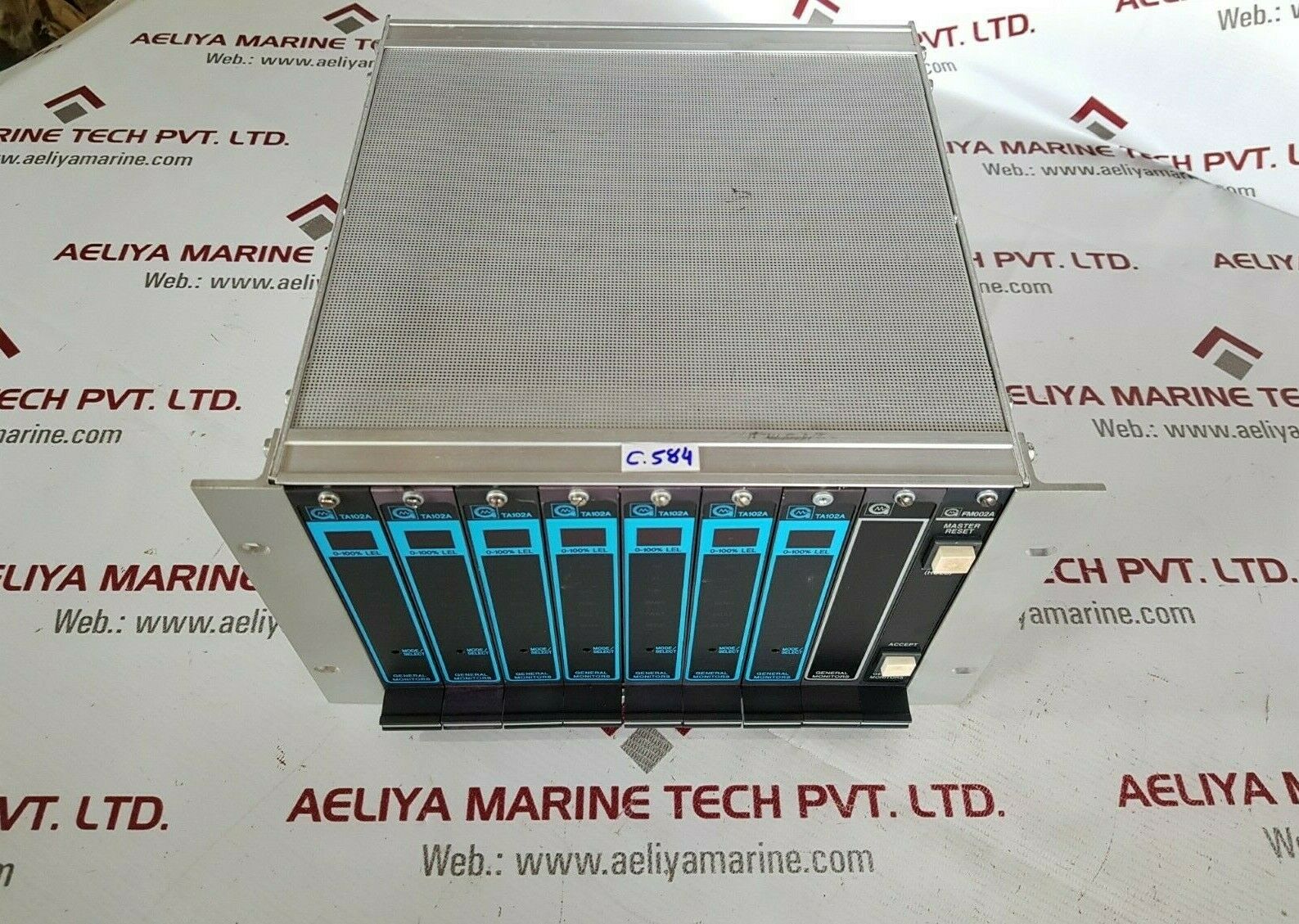 General Monitors Ta102A Pcb Rack Fm002A