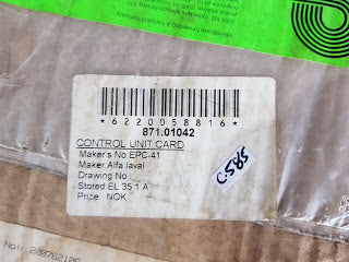 Alfa laval epc-41 control module 3183050095