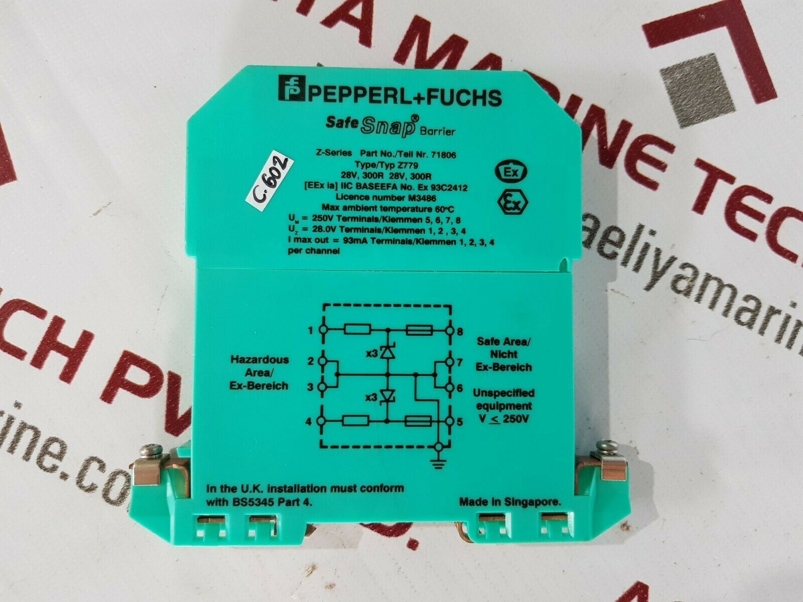 Pepperl+fuchs z-series z779 safe snap barrier