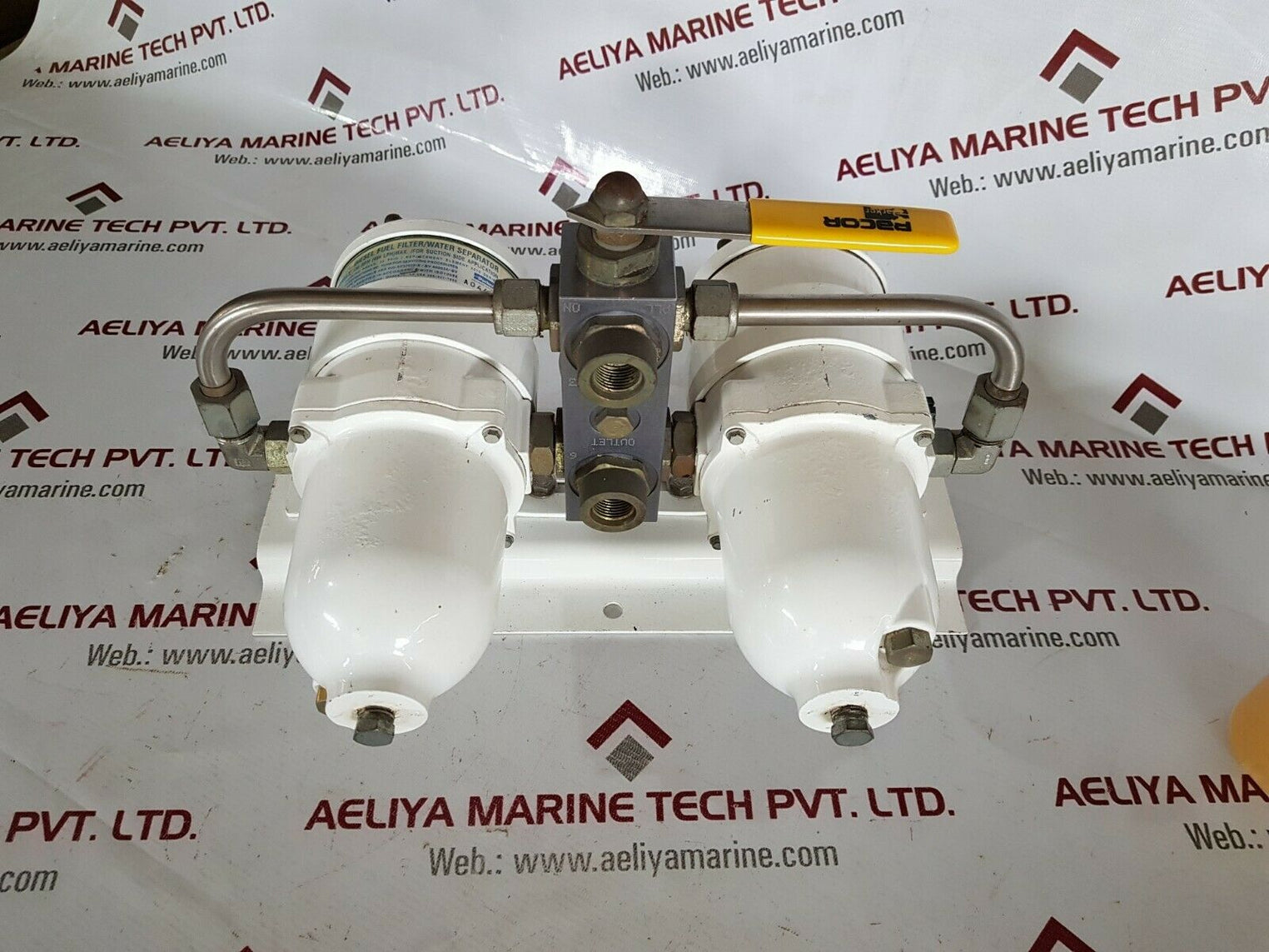 parker 75500max 120gph racor diesel fuel filter/water separator
