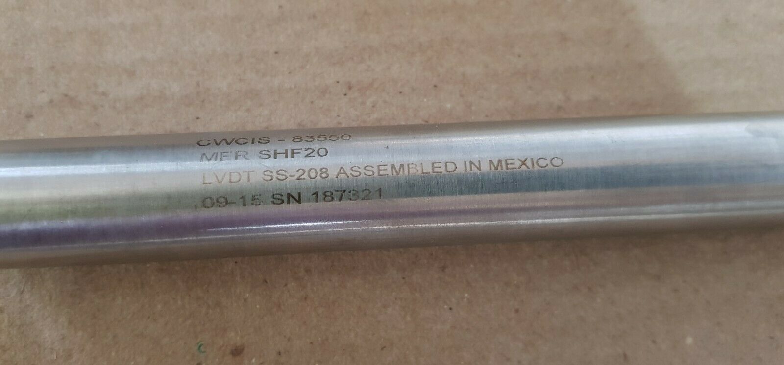 Cwcis-83550 mfr shf20 lvdt ss-208