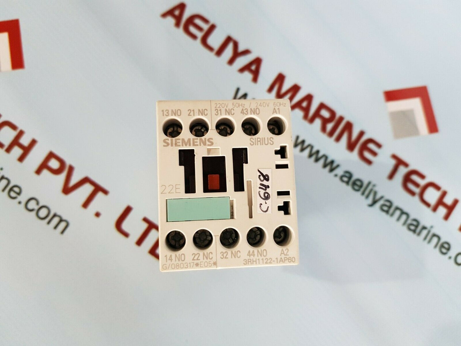 Siemens sirius 3rh1122-1ap60 control relay