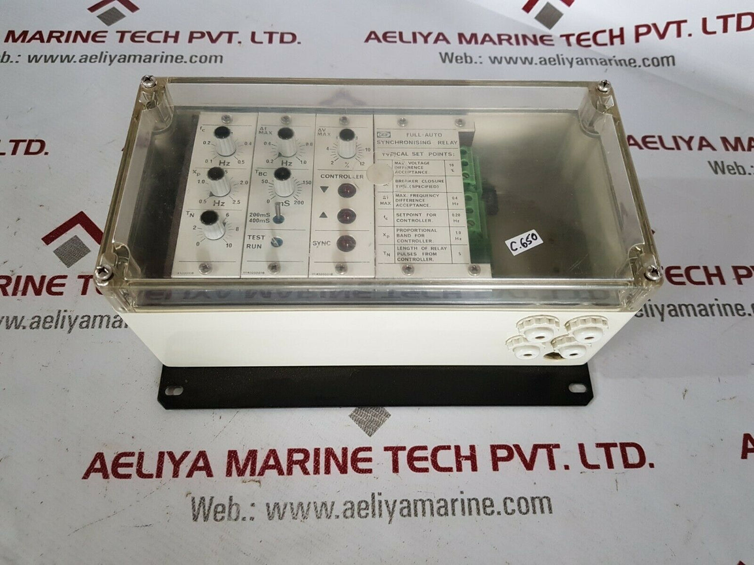 Deif full-auto synchronising relay used