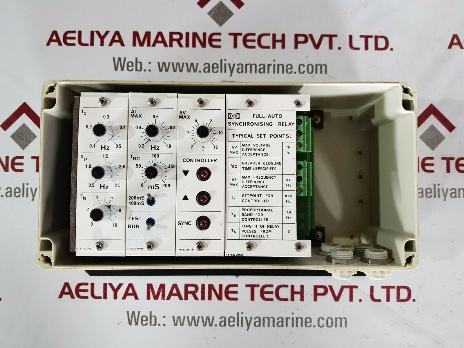Deif full-auto synchronising relay used