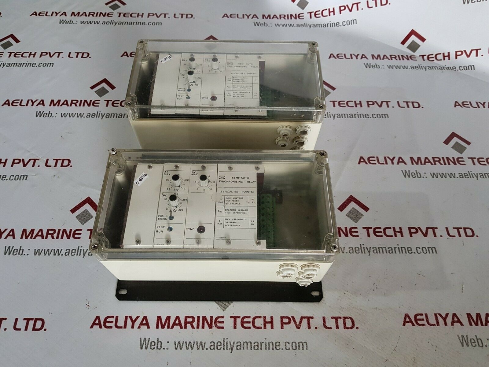 Deif semi-auto synchronising relay