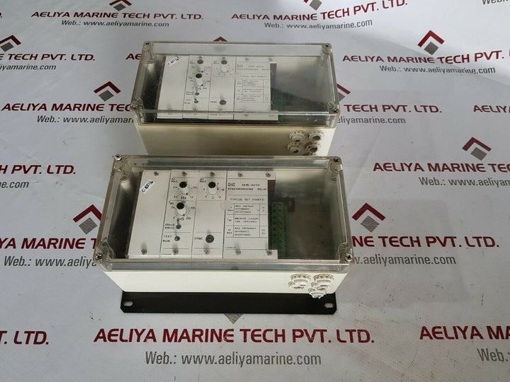 Deif semi-auto synchronising relay