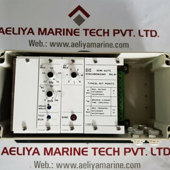 Deif semi-auto synchronising relay