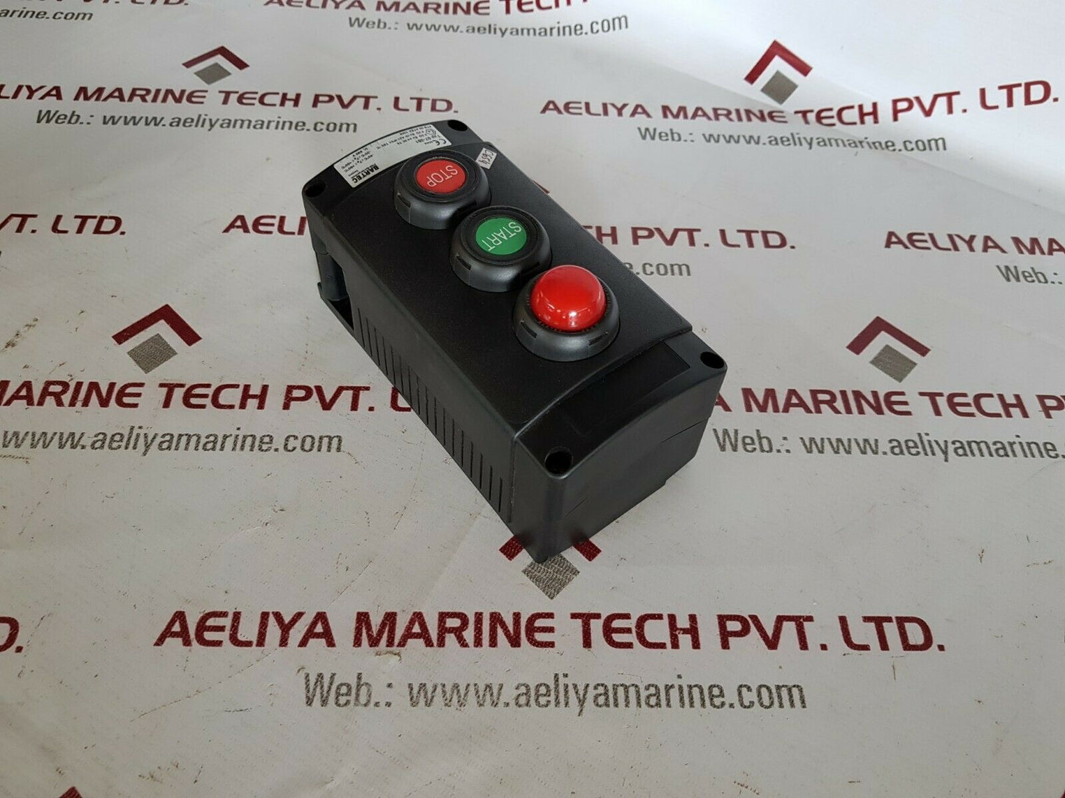 Bartec 07-351 emergency push button stop control station switch ptb 00 atex 1068