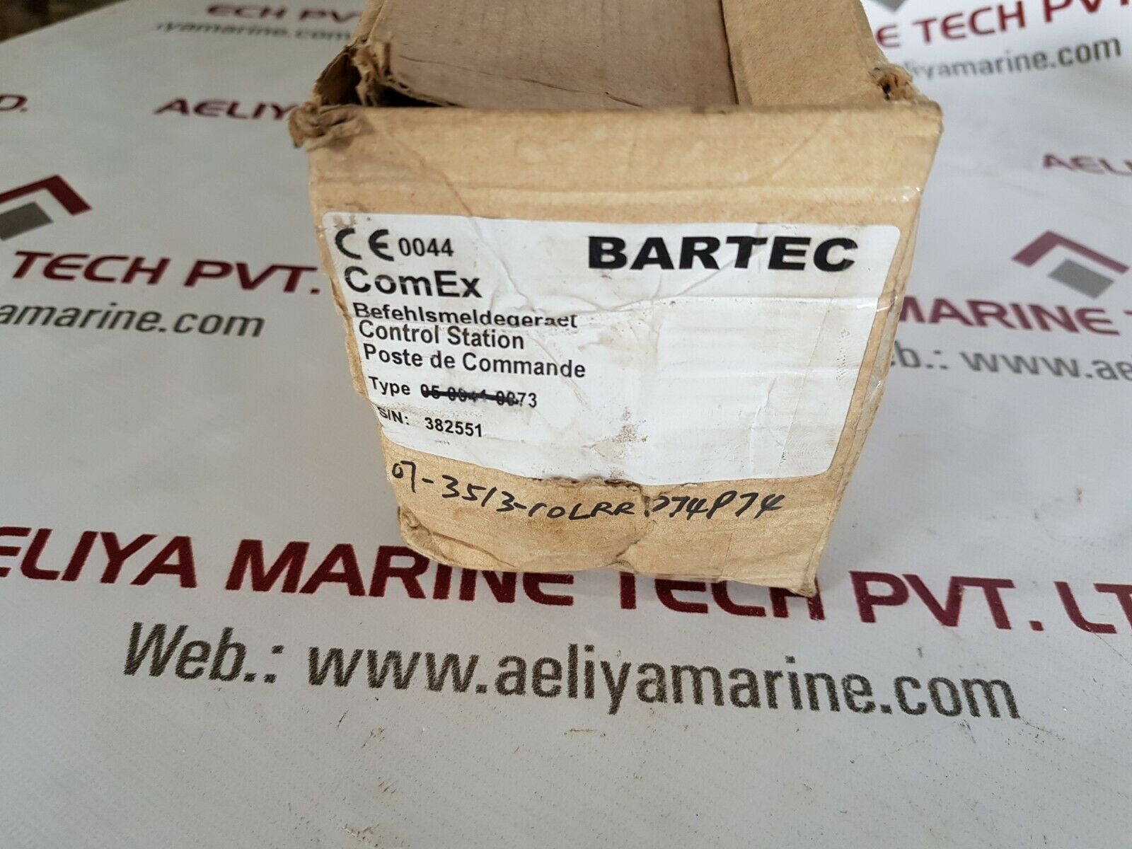 Bartec 07-351 emergency push button stop control station switch ptb 00 atex 1068