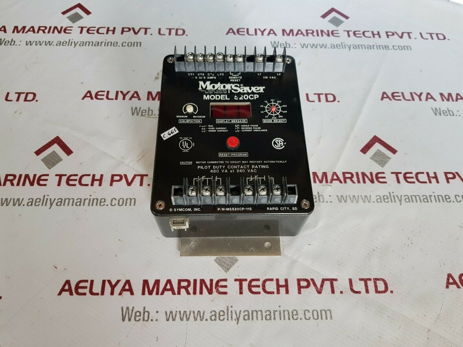 Symcom 520cp-115 motor saver 3phase electric motor protector 